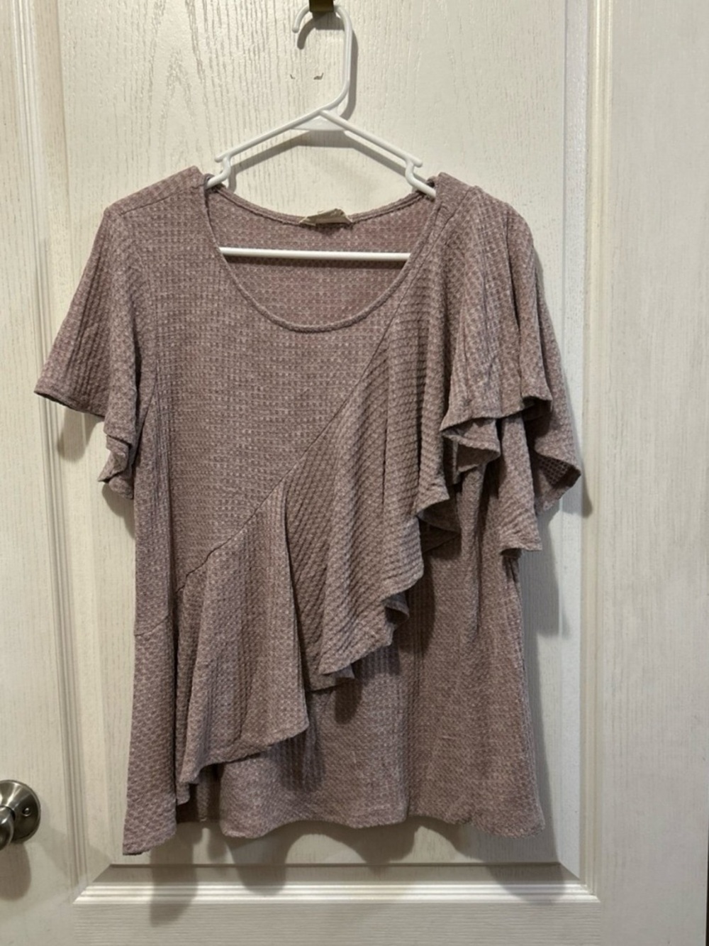 Women’s Coverstitched Dress Shirt Size: 1X